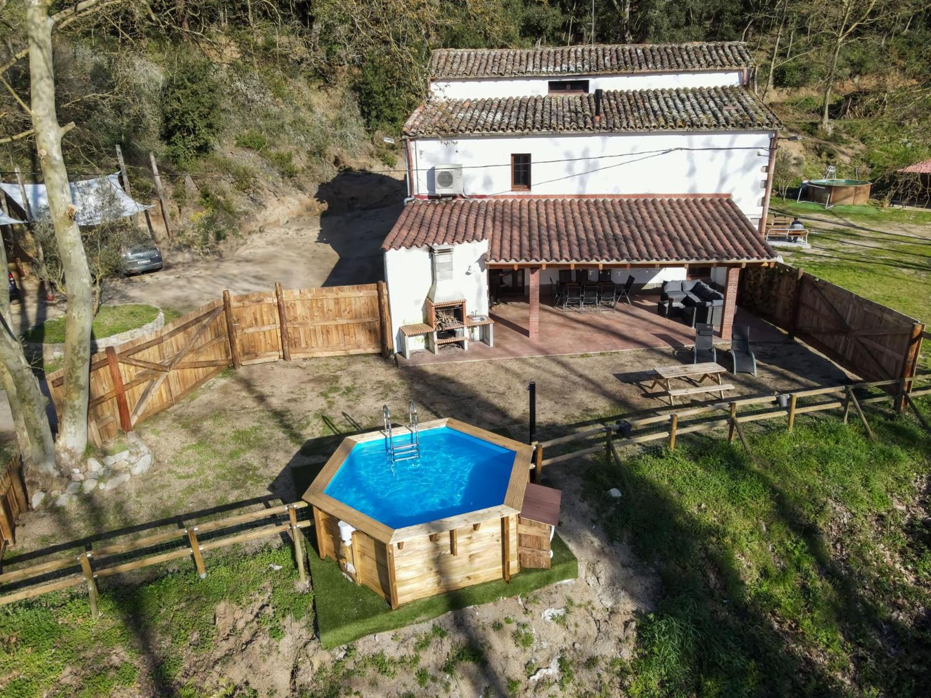 Casa Rural Can Ricos - El Mirador Del Montseny Vallgorguina Extérieur photo