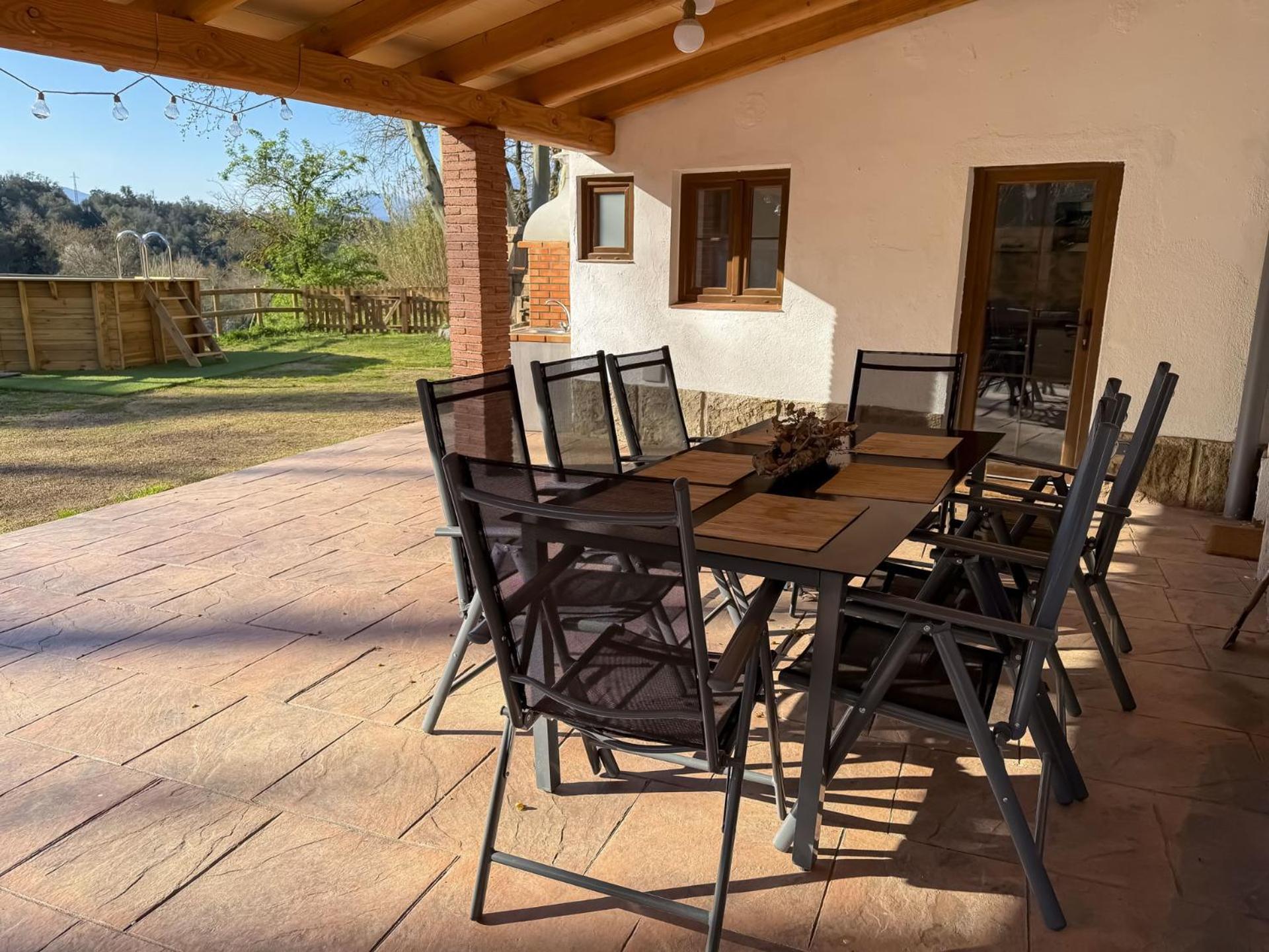Casa Rural Can Ricos - El Mirador Del Montseny Vallgorguina Extérieur photo