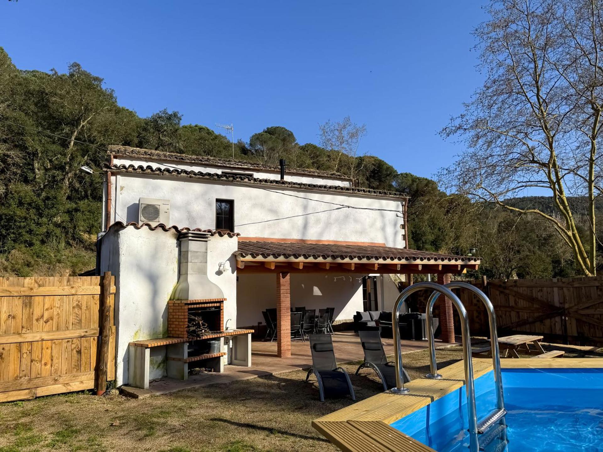 Casa Rural Can Ricos - El Mirador Del Montseny Vallgorguina Extérieur photo