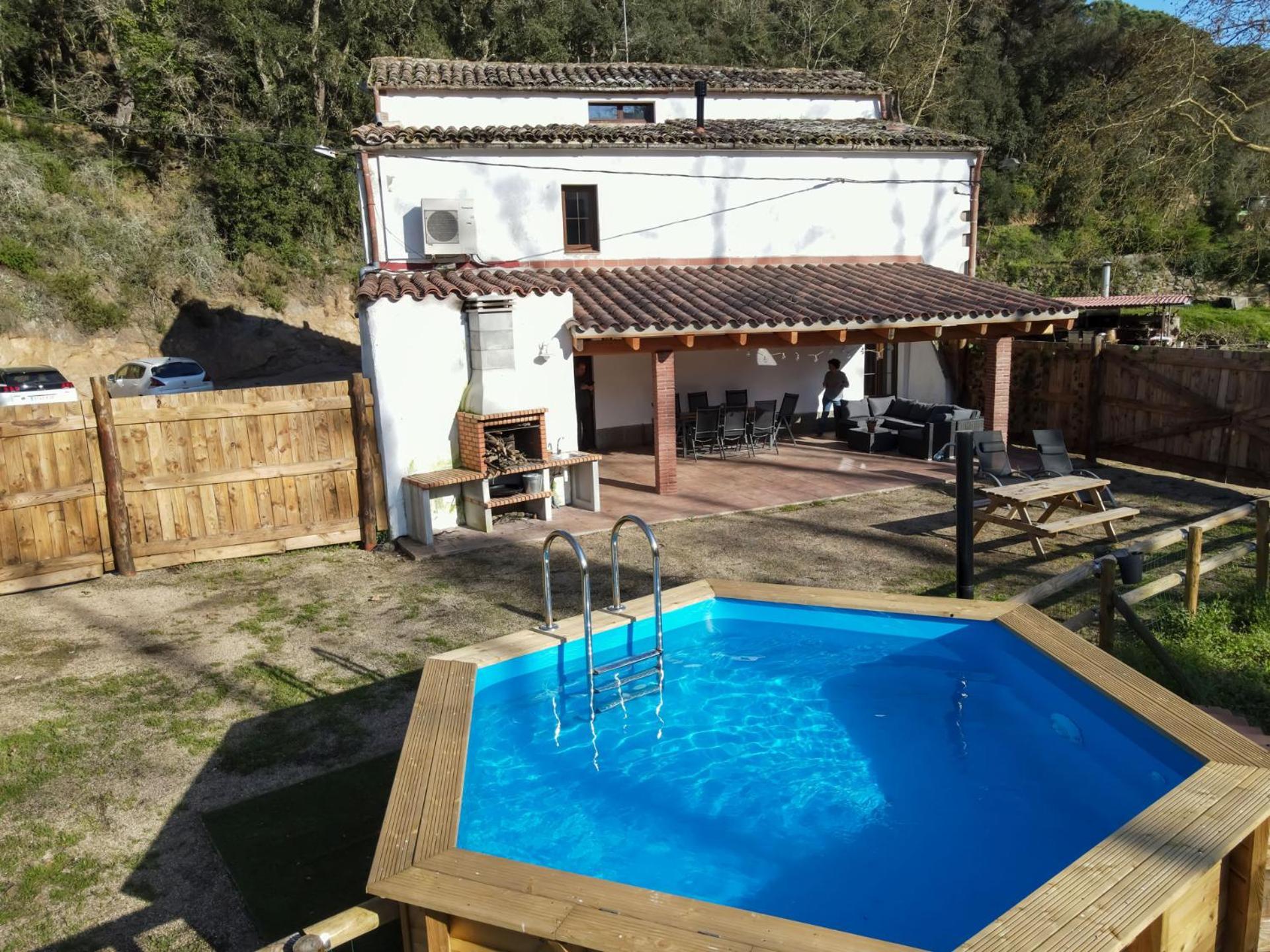 Casa Rural Can Ricos - El Mirador Del Montseny Vallgorguina Extérieur photo